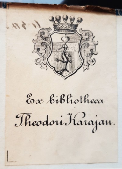 Digitalisate Exlibris_Karajan, Theodor Georg von